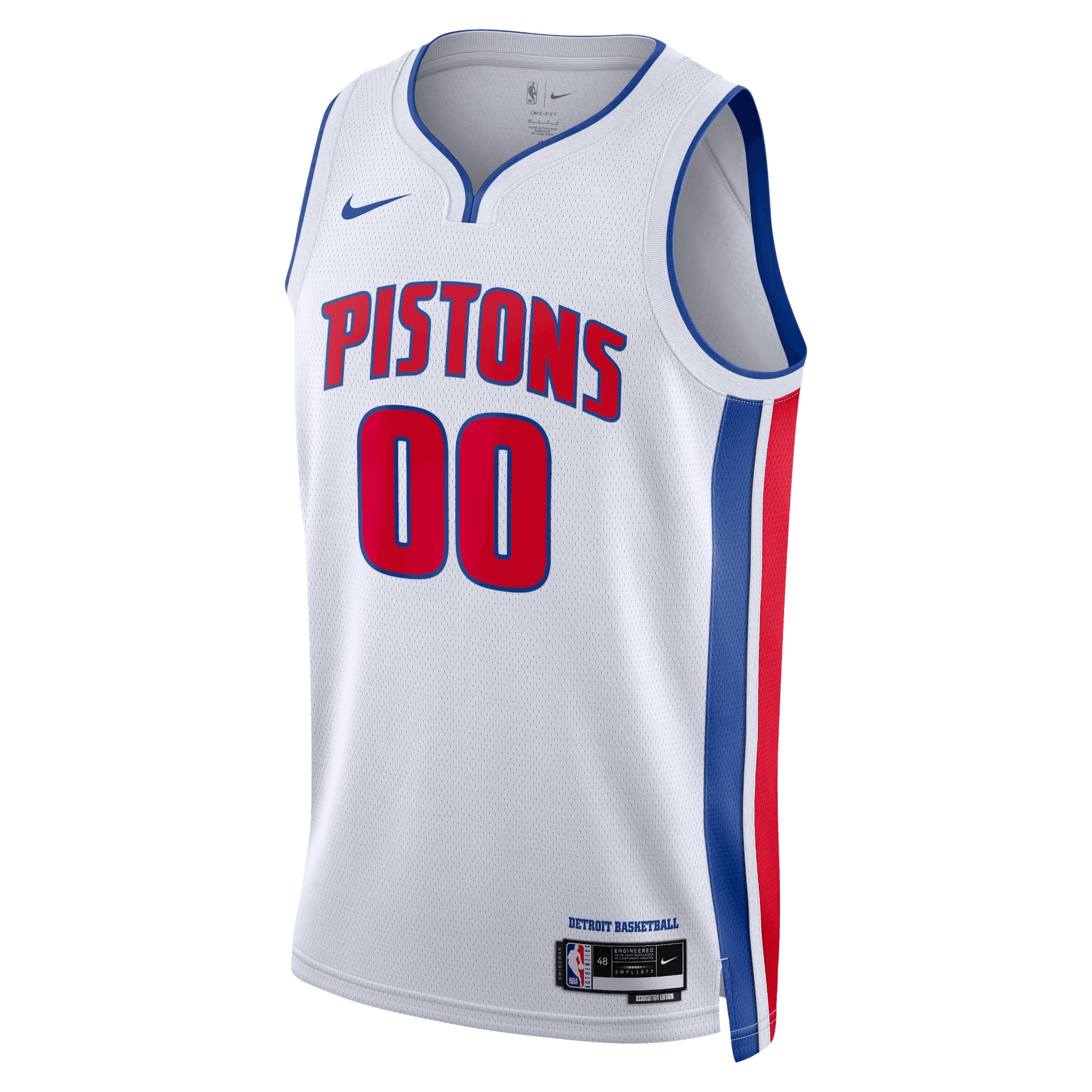 Detroit Pistons Association Swingman Jersey - Custom - Unisex
