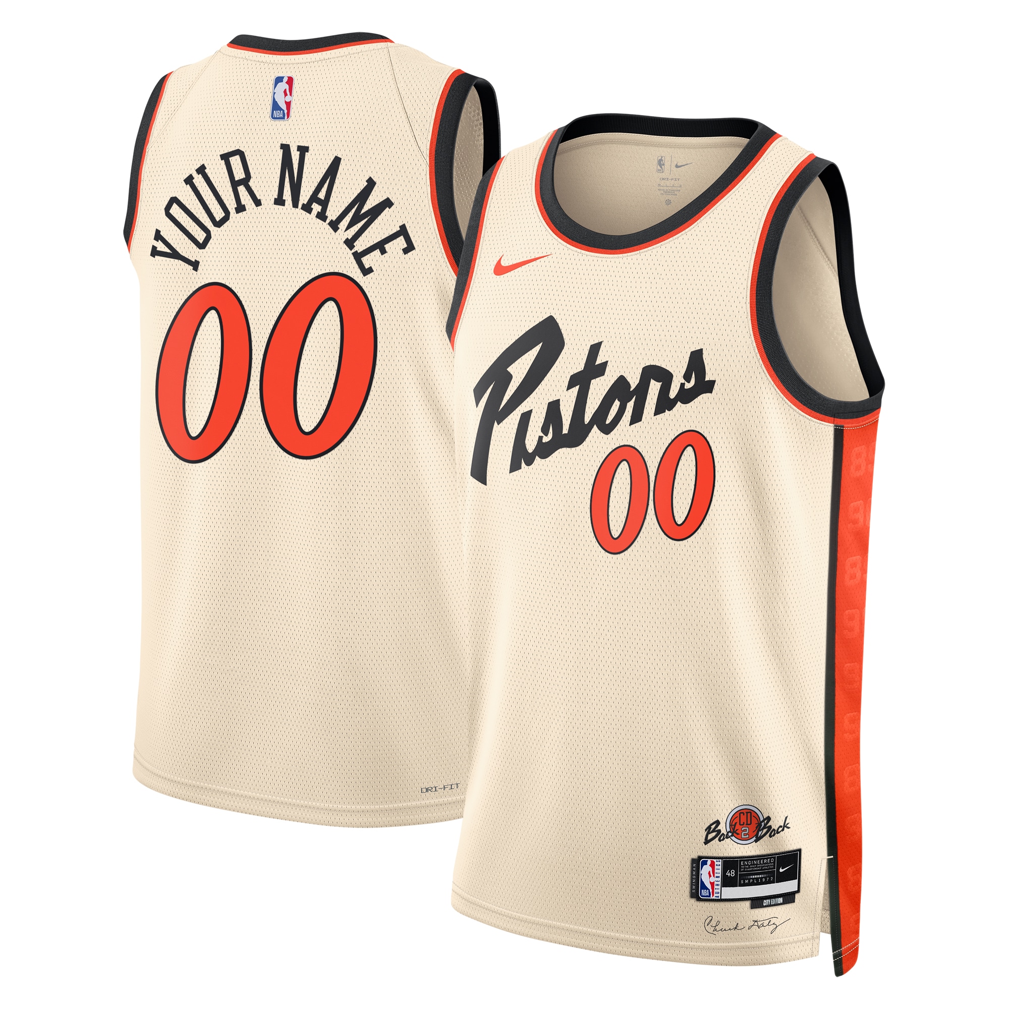 Detroit Pistons City Edition Swingman Jersey 2024 - Custom - Unisex