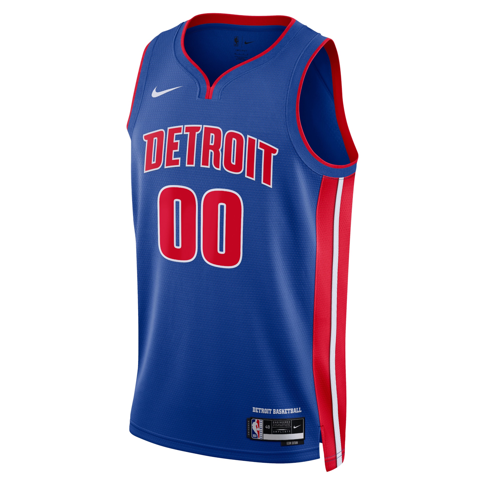 Detroit Pistons Icon Swingman Jersey - Custom - Unisex