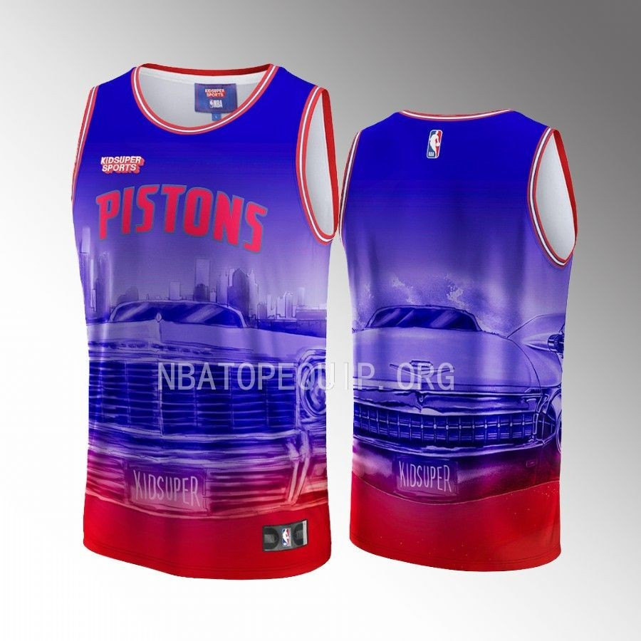 Detroit Pistons Nba & Kidsuper Studios Unisex Hometown Jersey