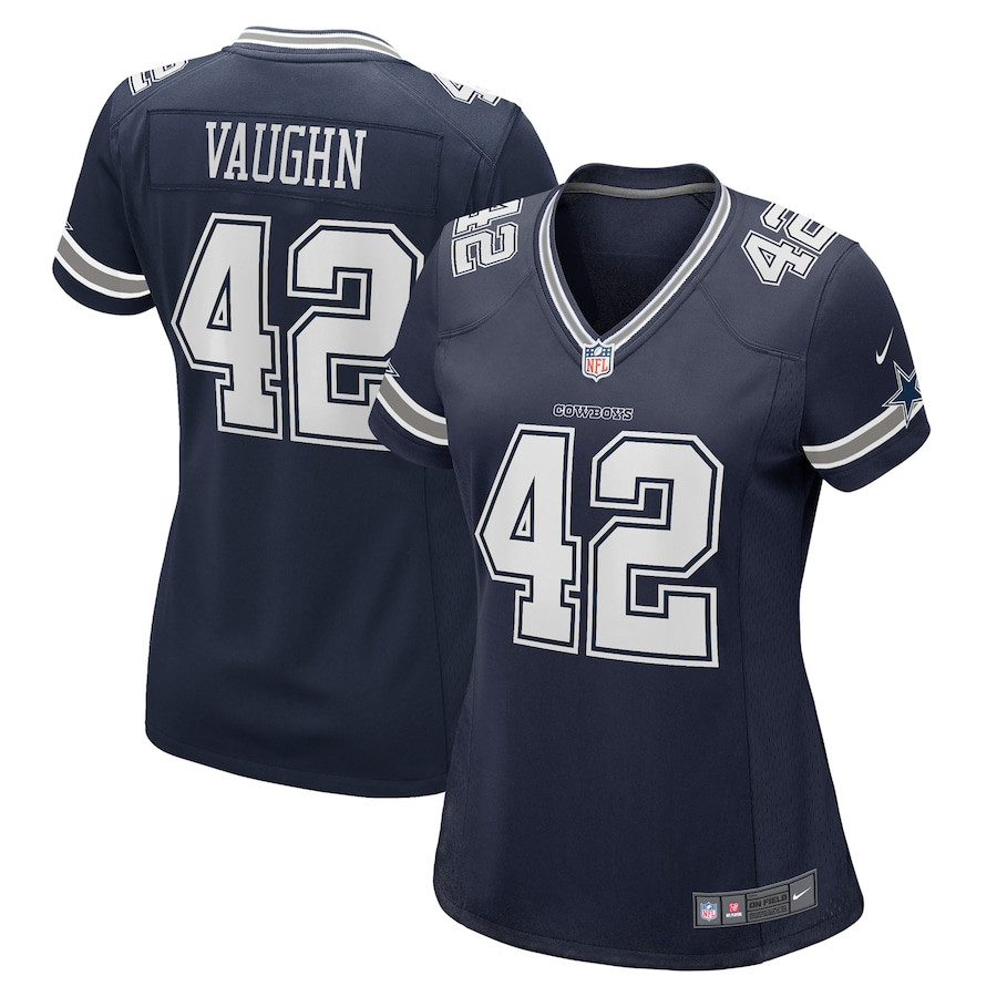 Deuce Vaughn 42 Dallas Cowboys Game Women Jersey - Navy Js8970