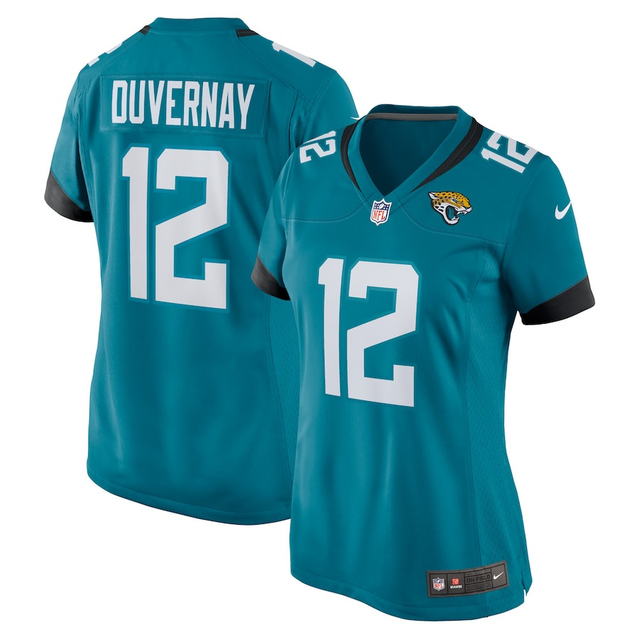 Devin Duvernay 12 Jacksonville Jaguars Alternate Game Women Jersey - Teal Js2733
