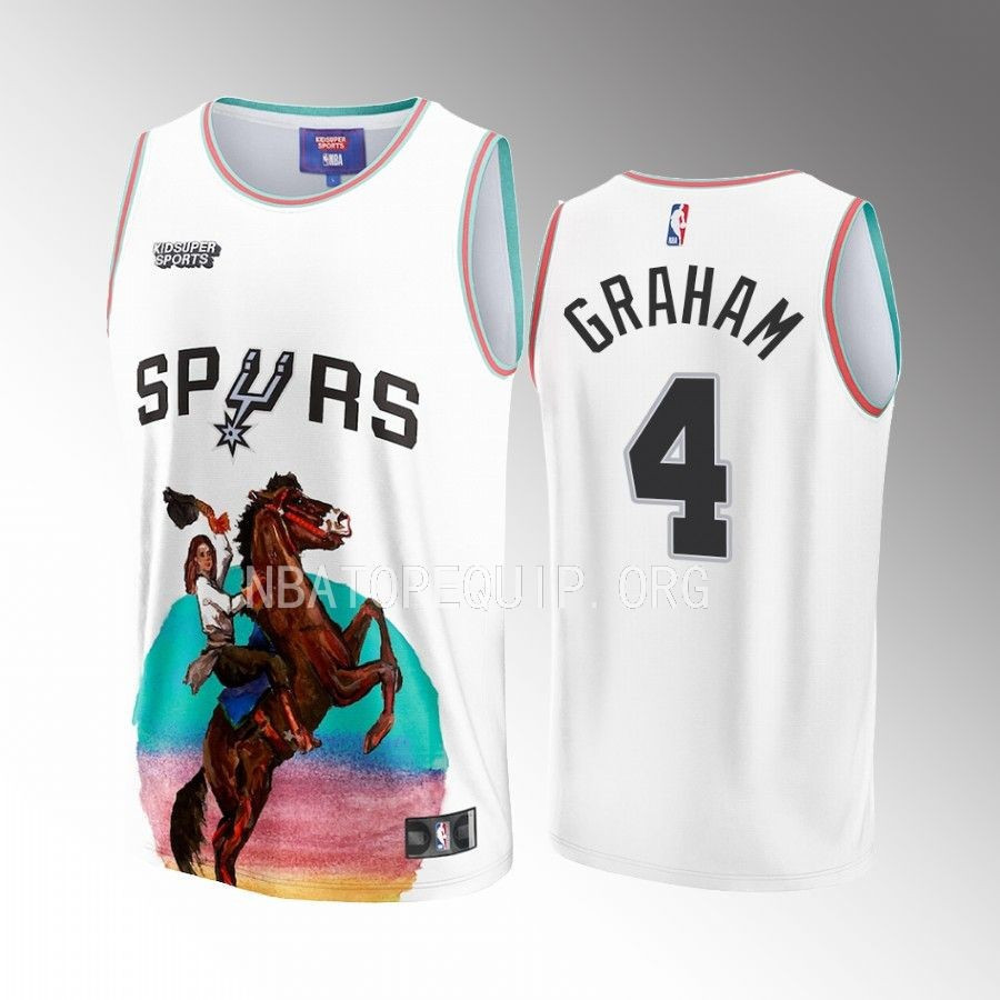 Devonte' Graham 4 San Antonio Spurs Nba & Kidsuper Studios Unisex Hometown Jersey