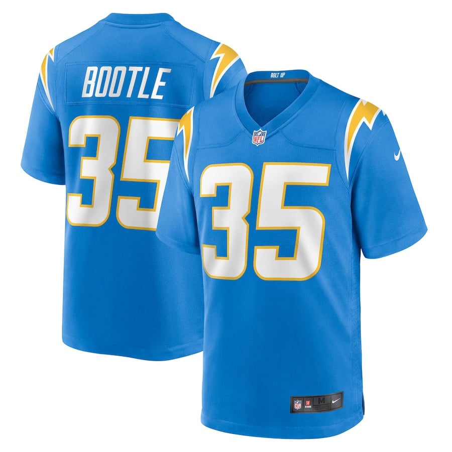 Dicaprio Bootle 35 Los Angeles Chargers Team Game Men Jersey - Powder Blue Js8790