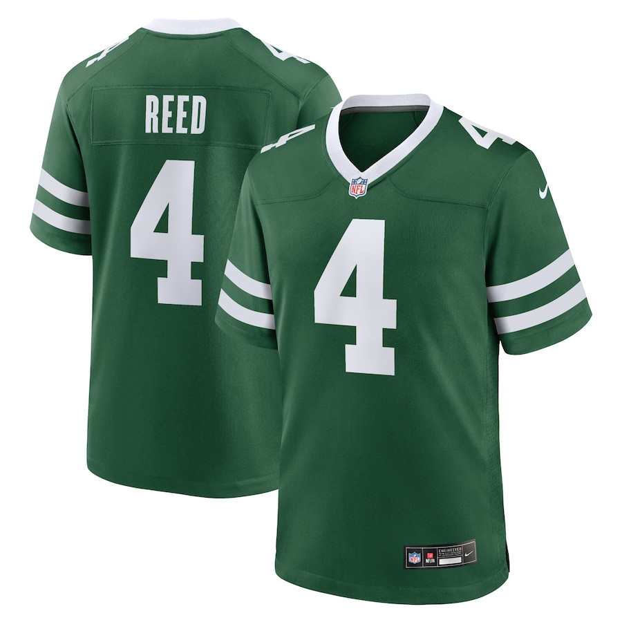 D.j. Reed 4 New York Jets Game Men Jersey - Legacy Green Js9404