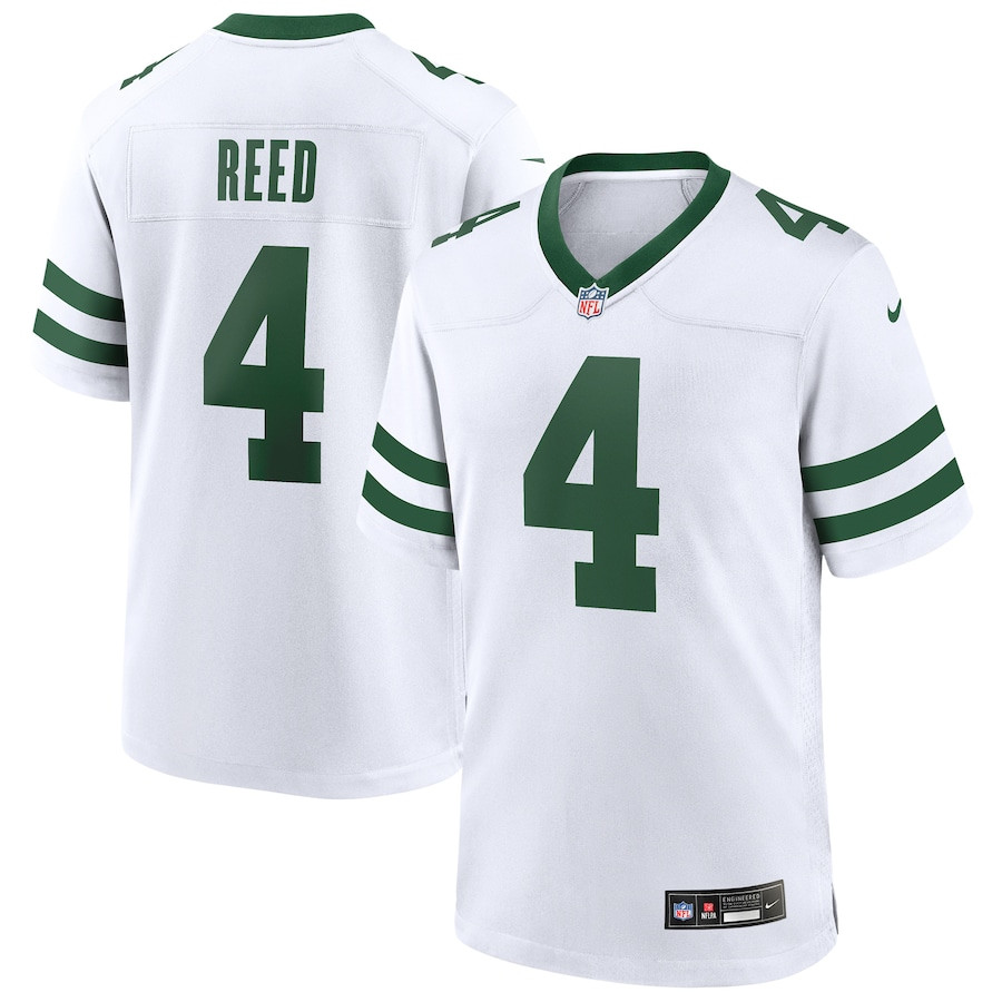 D.j. Reed 4 New York Jets Game Men Jersey - Legacy White Js4591