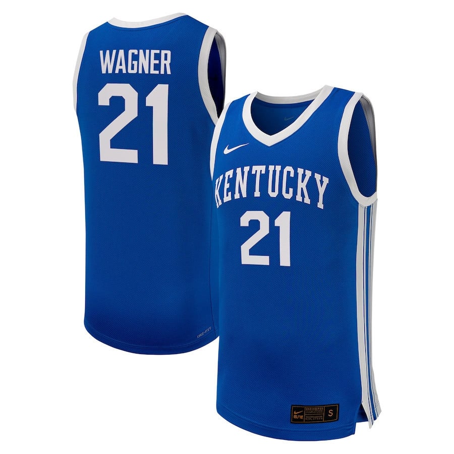 D.j. Wagner 21 Kentucky Wildcats Basketball Men Jersey - Royal