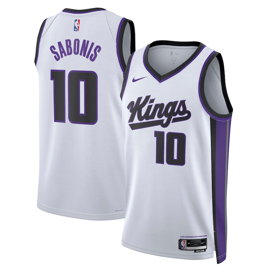 Domantas Sabonis 10 Sacramento Kings Unisex Swingman Jersey - Association Edition - White