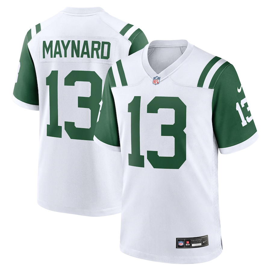 Don Maynard 13 New York Jets Classic Alternate Retired Player Game Men Jersey - White Js2028