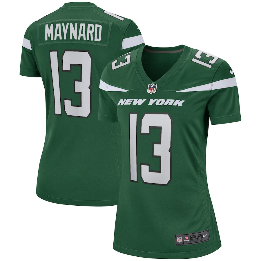 Don Maynard 13 New York Jets Women Game Retired Jersey - Gotham Green Js4926