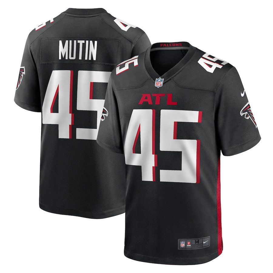 Donavan Mutin 45 Atlanta Falcons Game Men Jersey - Black Js7211