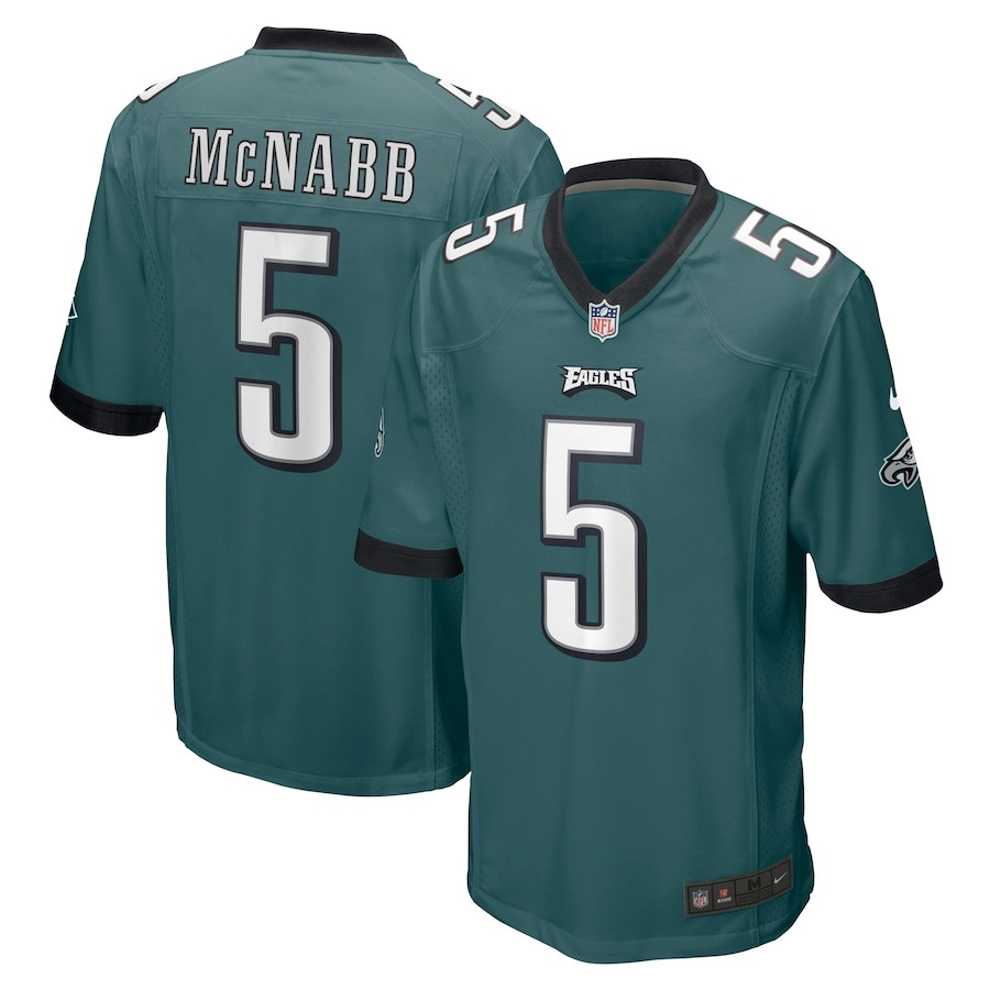 Donovan Mcnabb 5 Philadelphia Eagles Men Retired Jersey - Midnight Green Js2021