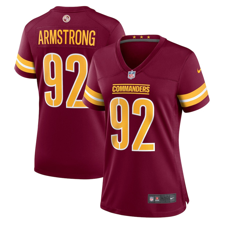 Dorance Armstrong 92 Washington Commanders Women's Game Jersey - Burgundy Js6757