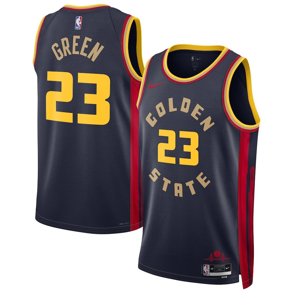 Draymond Green 23 Golden State Warriors Unisex 2024/25 Swingman Player Jersey - City Edition - Navy