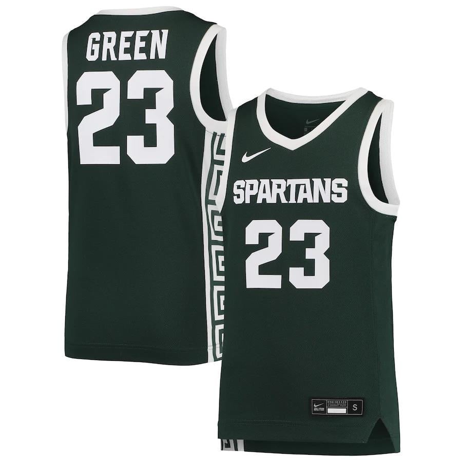 Draymond Green Michigan State Spartans Youth Basketball Jersey - Green