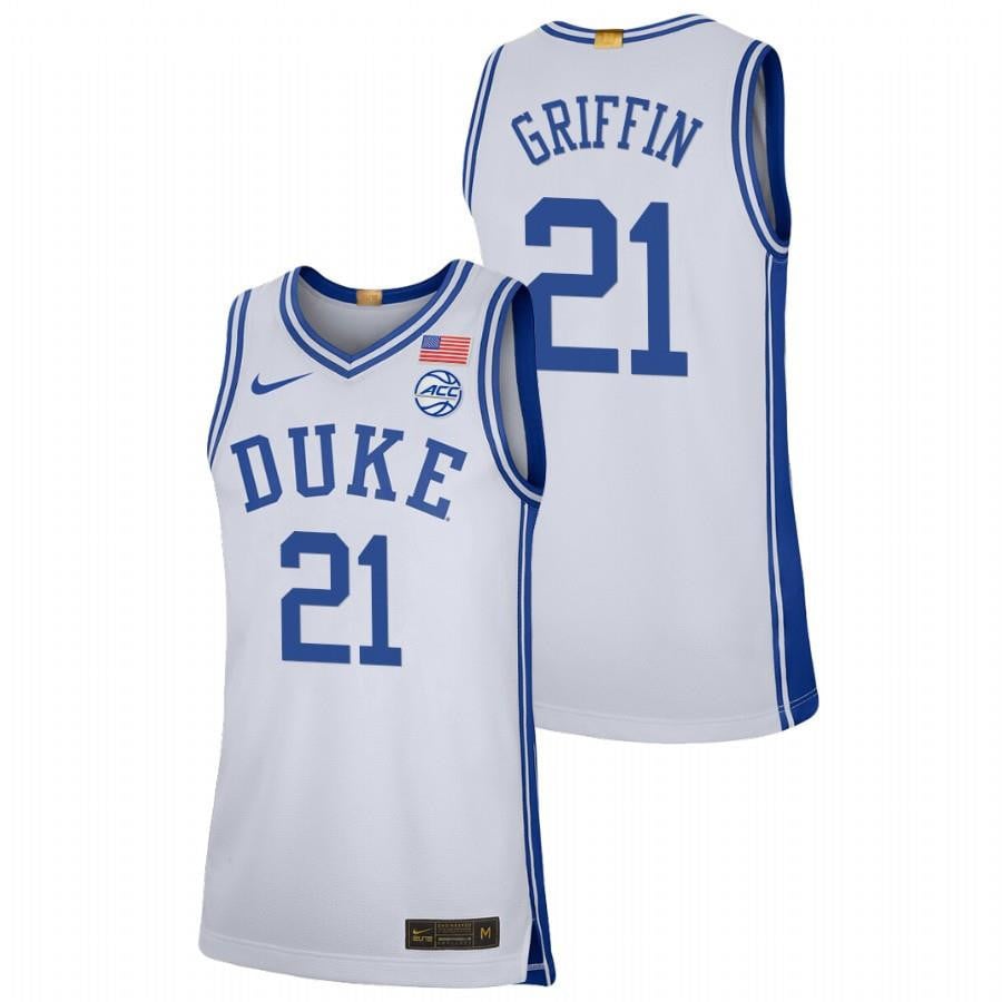 Duke Blue Devils Aj Griffin 2023 White College Basketball Limited Men Jersey