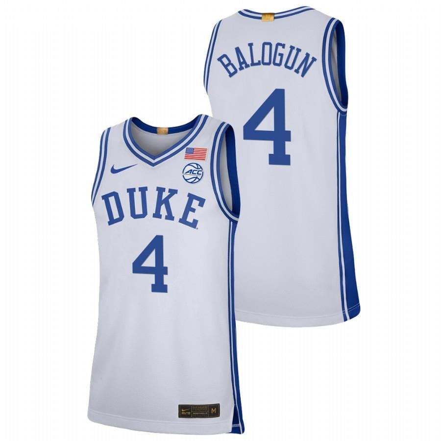 Duke Blue Devils Elizabeth Balogun 2023 White College Basketball Limited Men Jersey