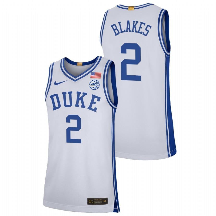 Duke Blue Devils Jaylen Blakes 2023 White College Basketball Limited Men Jersey