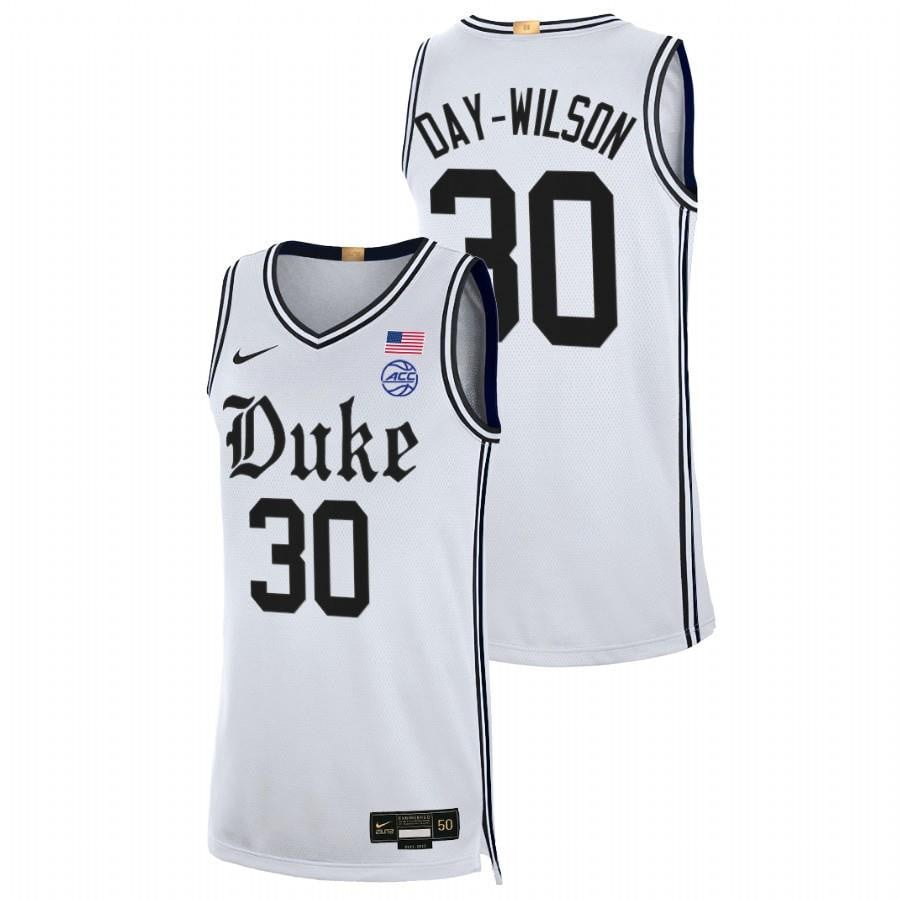 Duke Blue Devils Shayeann Day-wilson 30 2023 White Cameron Brotherhood Limited Basketball Men Jersey