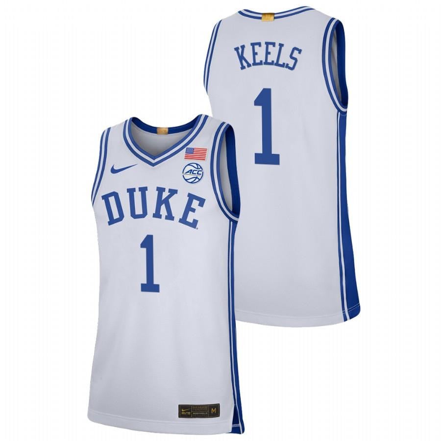 Duke Blue Devils Trevor Keels 2023 White College Basketball Limited Men Jersey