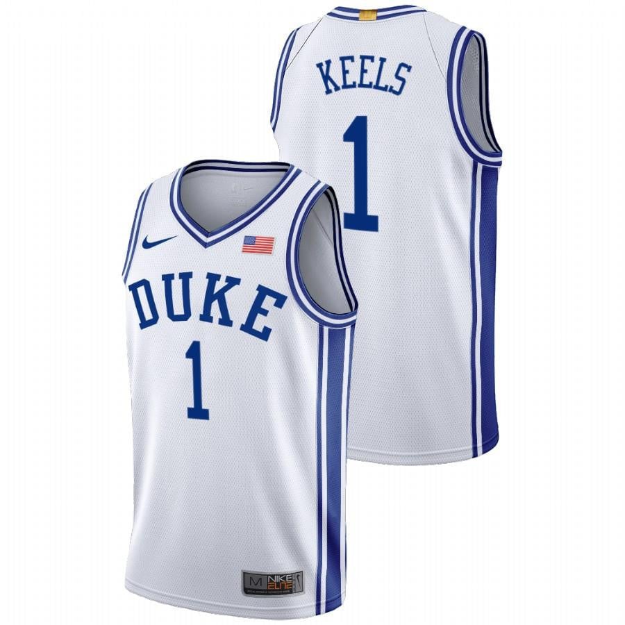 Duke Blue Devils Trevor Keels 2023 White Home 2023 Class Jersey