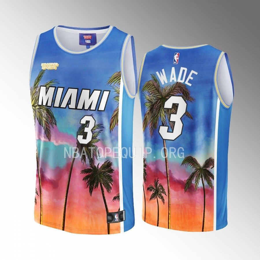 Dwyane Wade 3 Miami Heat Nba & Kidsuper Studios Unisex Hometown Jersey