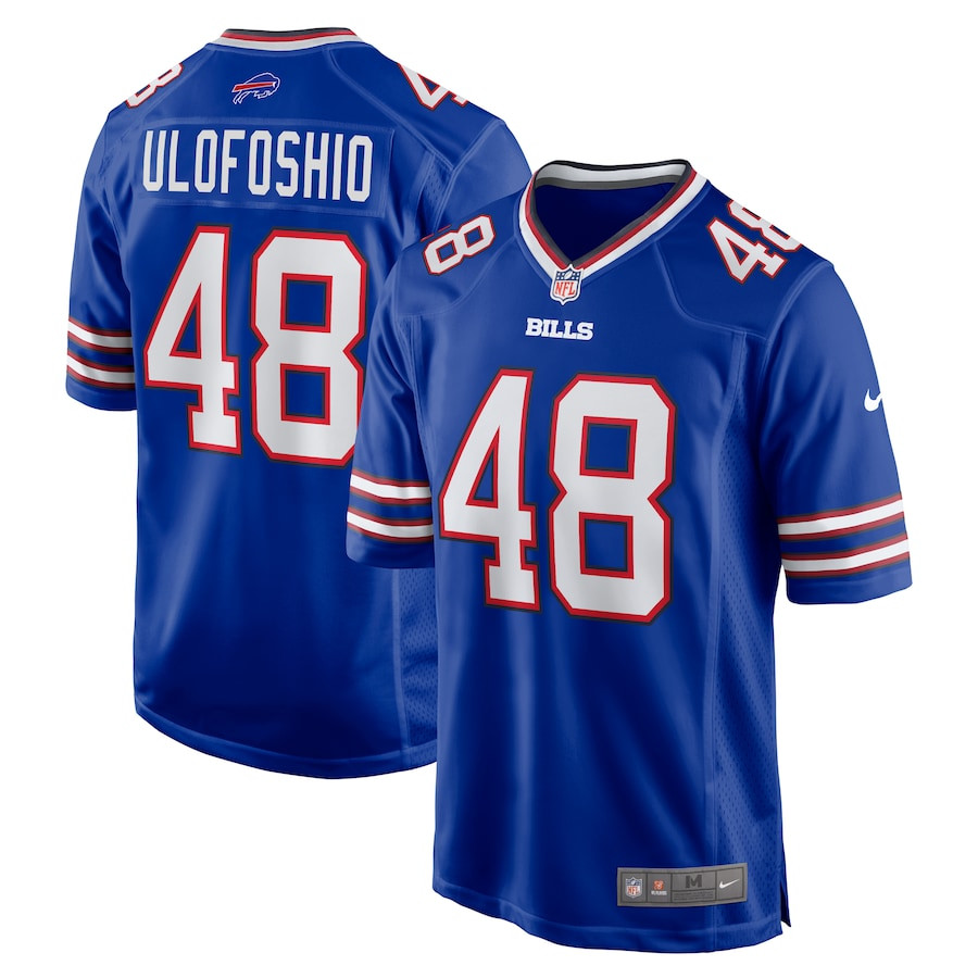 Edefuan Ulofoshio 48 Buffalo Bills Game Men Jersey - Royal Js4656
