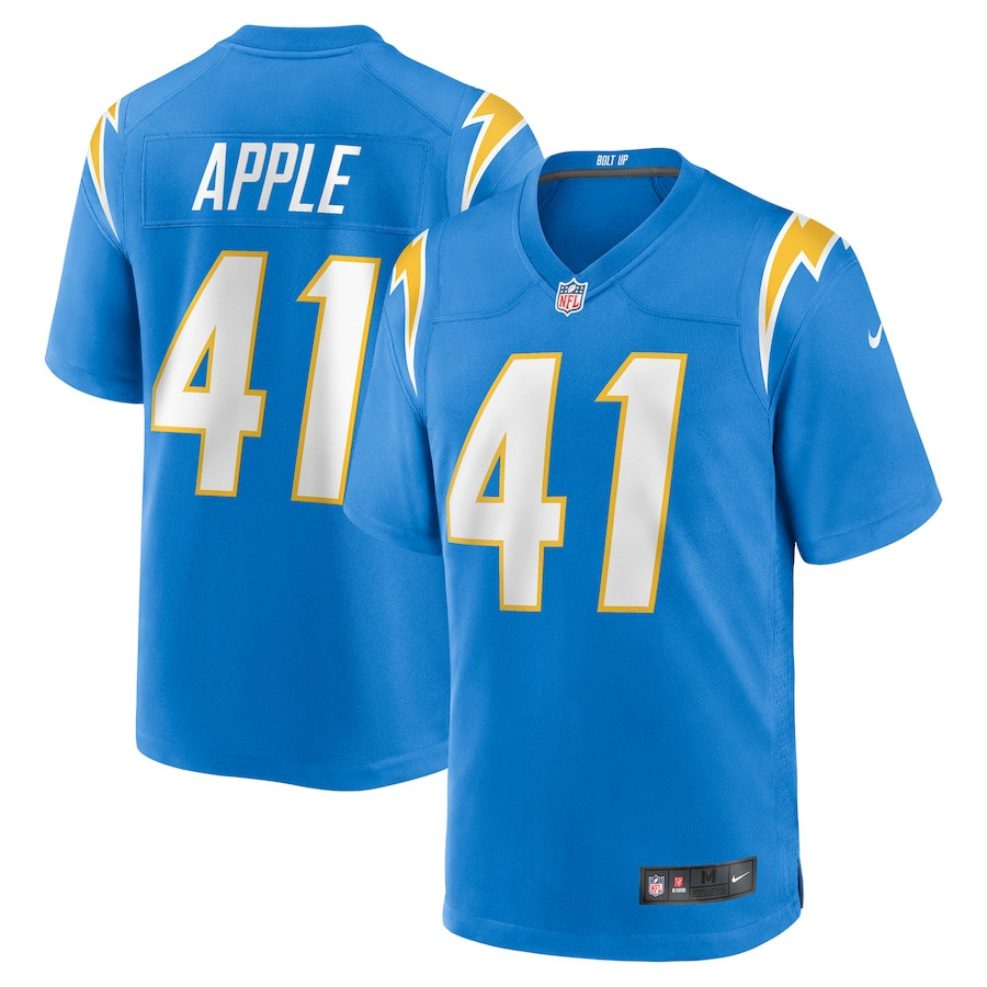 Eli Apple 41 Los Angeles Chargers Team Game Men Jersey - Powder Blue Js8496