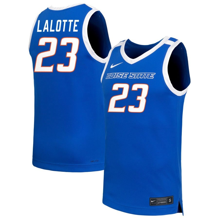 Elodie Lalotte 23 Boise State Broncos Unisex Nil Women's Basketball Jersey - Royal