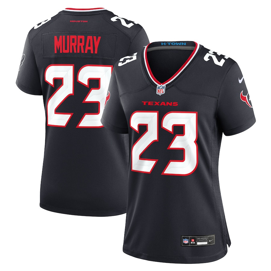 Eric Murray 23 Houston Texans Women's Team Game Jersey - Navy Js7865