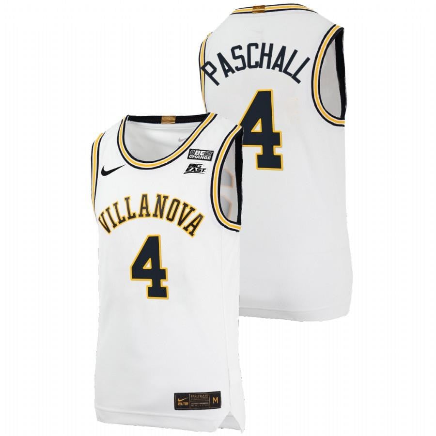 Eric Paschall 4 White Villanova Wildcats Throwback Jersey