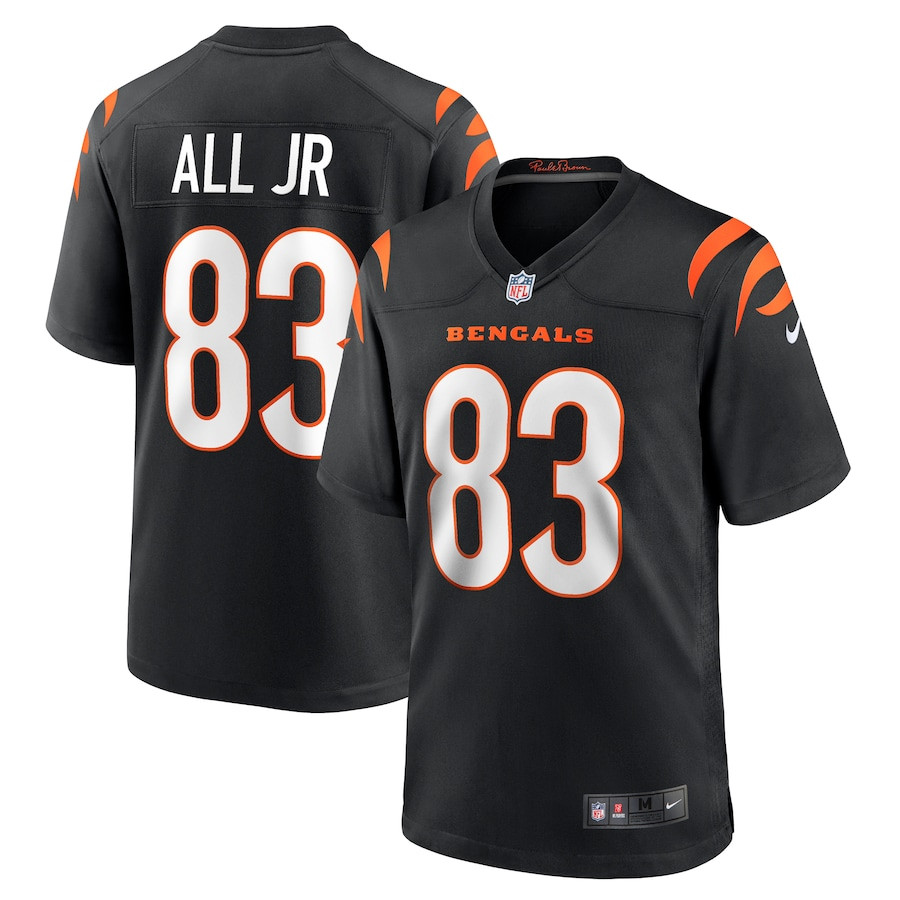 Erick All Jr. 83 Cincinnati Bengals Team Game Men Jersey - Black Js5838