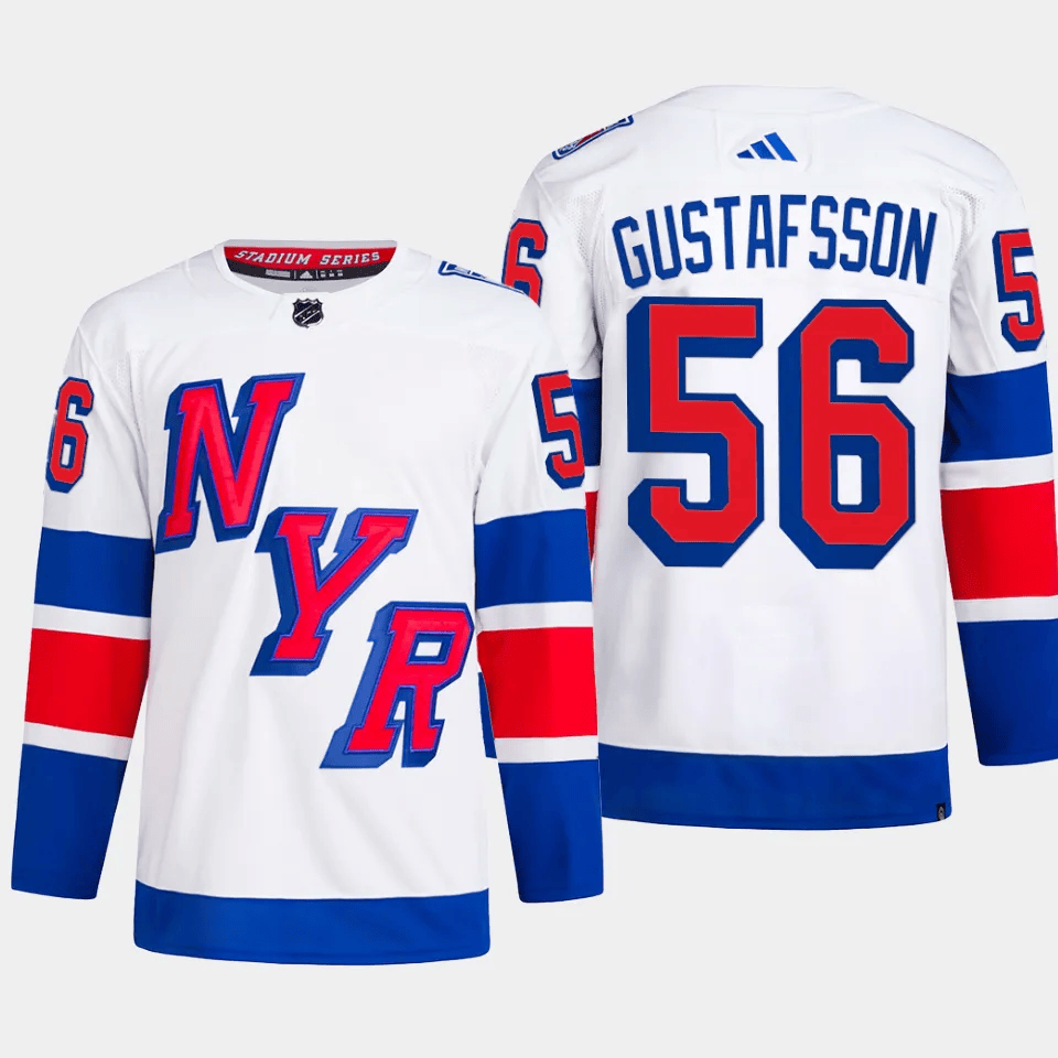 Erik Gustafsson 56 New York Rangers 2024 Stadium Series Primegreen Men Jersey - White