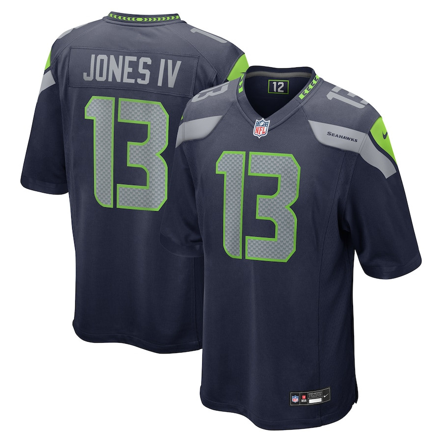 Ernest Jones Iv 13 Seattle Seahawks Game Men Jersey - College Navy Js1724