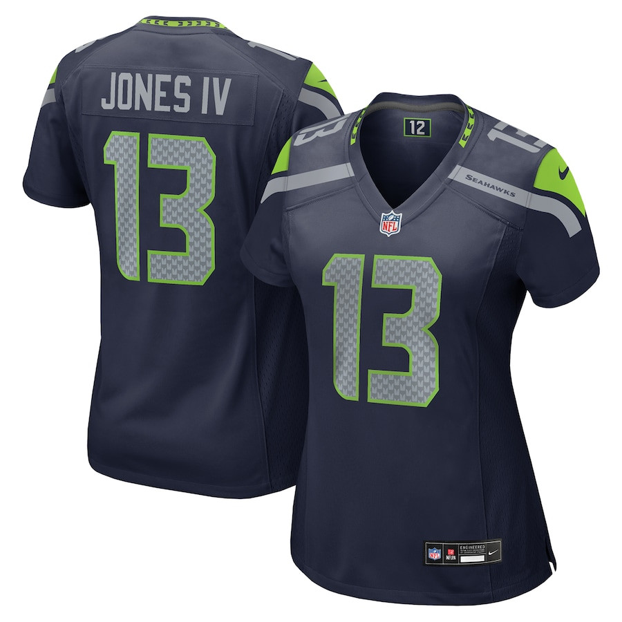 Ernest Jones Iv 13 Seattle Seahawks Women's Game Jersey - College Navy Js5271