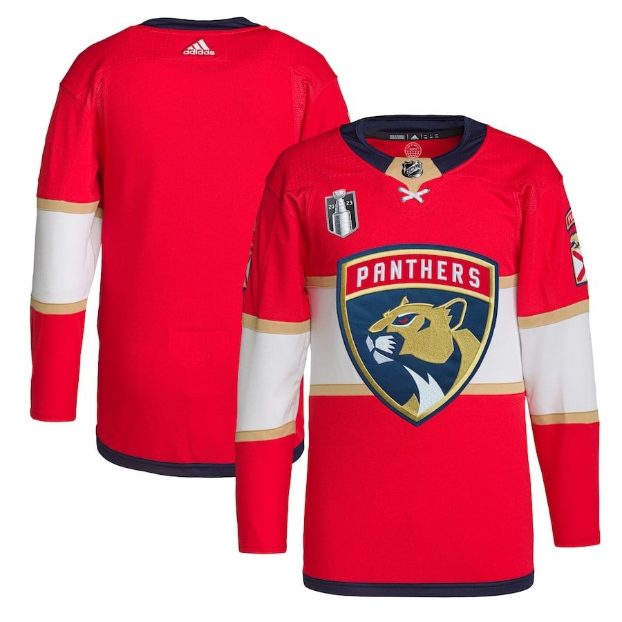 Florida Panthers 2023 Stanley Cup Final Home Primegreen Jersey - Red