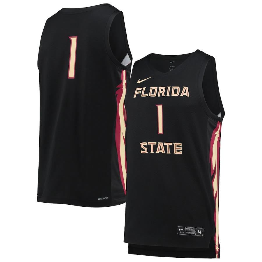 Florida State Seminoles Basketball Jersey - Black