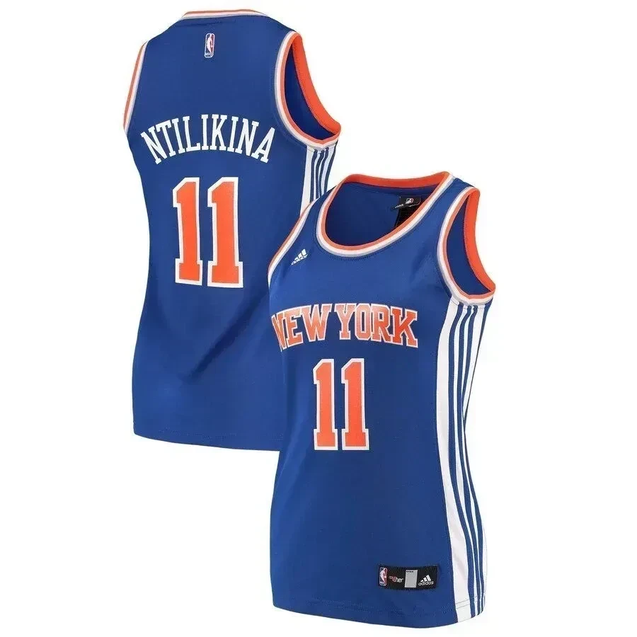 Frank Ntilikina New York Knicks Women's Jersey - Blue