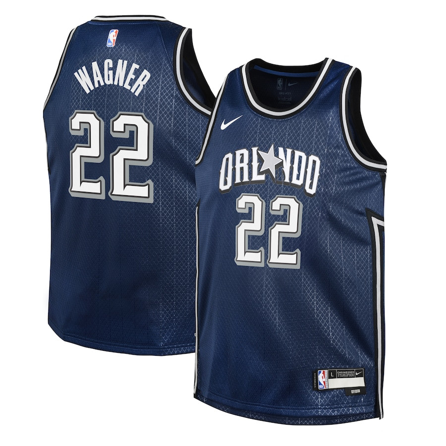Franz Wagner 22 Orlando Magic 2023/24 City Edition Swingman Youth Jersey - Navy