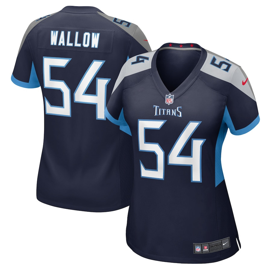 Garret Wallow 54 Tennessee Titans Women's Game Jersey - Navy Js3570