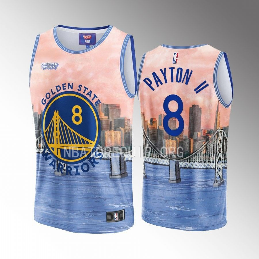 Gary Payton Ii 8 Golden State Warriors Nba & Kidsuper Studios Unisex Hometown Jersey