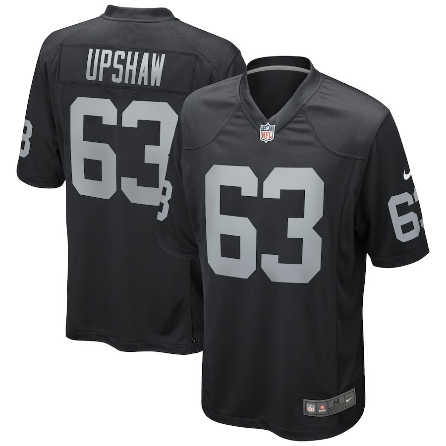 Gene Upshaw 63 Las Vegas Raiders Team Game Men Jersey - Black Js7833