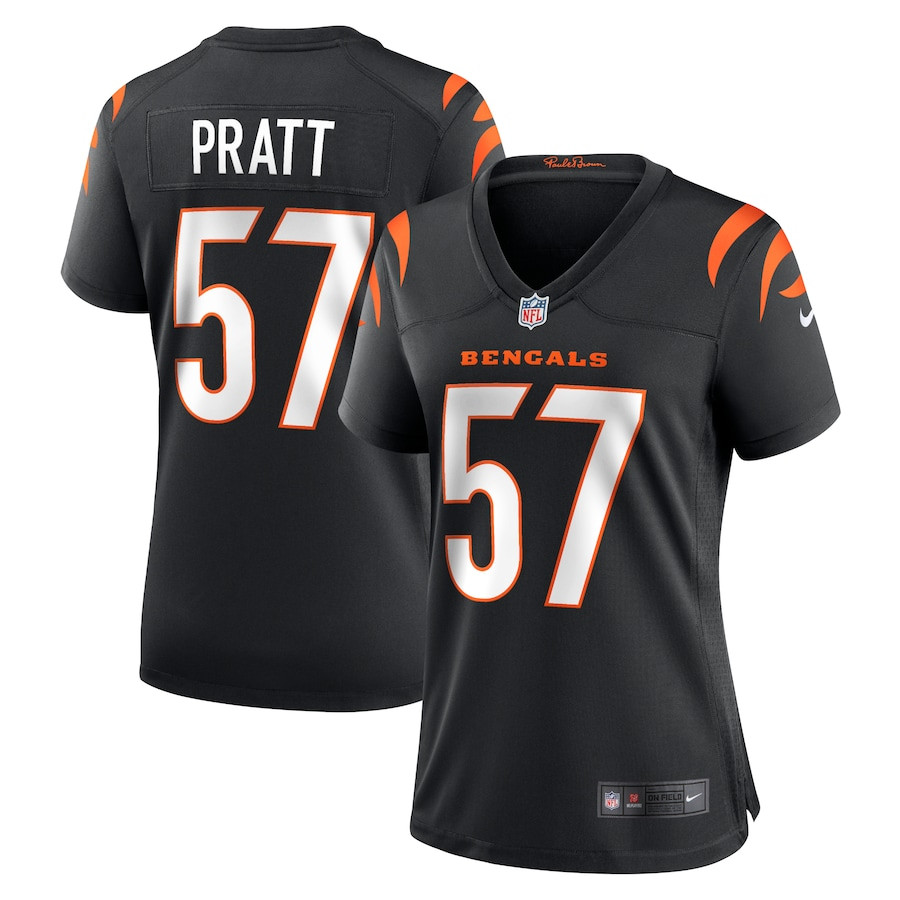 Germaine Pratt 57 Cincinnati Bengals Women Game Jersey - Black Js9053