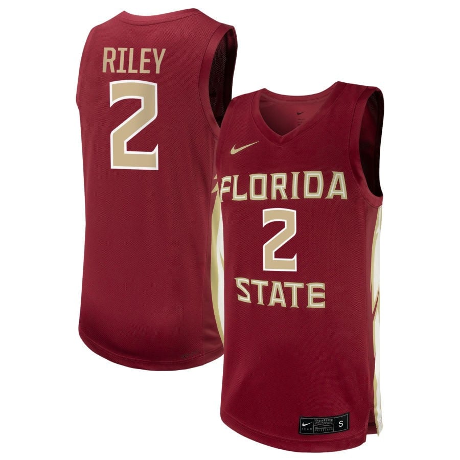 Giana Riley 2 Florida State Seminoles Unisex Nil Women's Basketball Jersey - Garnet