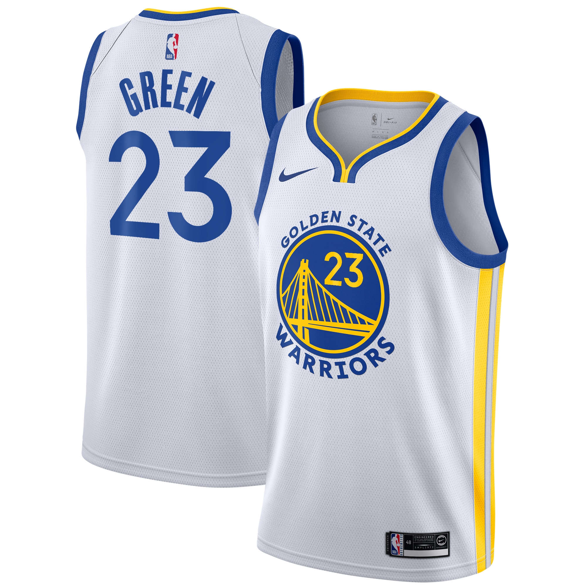 Golden State Warriors Association Edition Swingman Jersey - White - Draymond Green - Youth