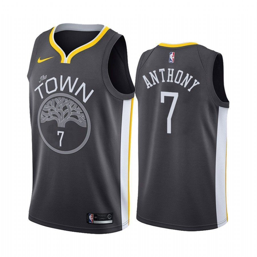 Golden State Warriors Carmelo Anthony 7 City Men's Jersey