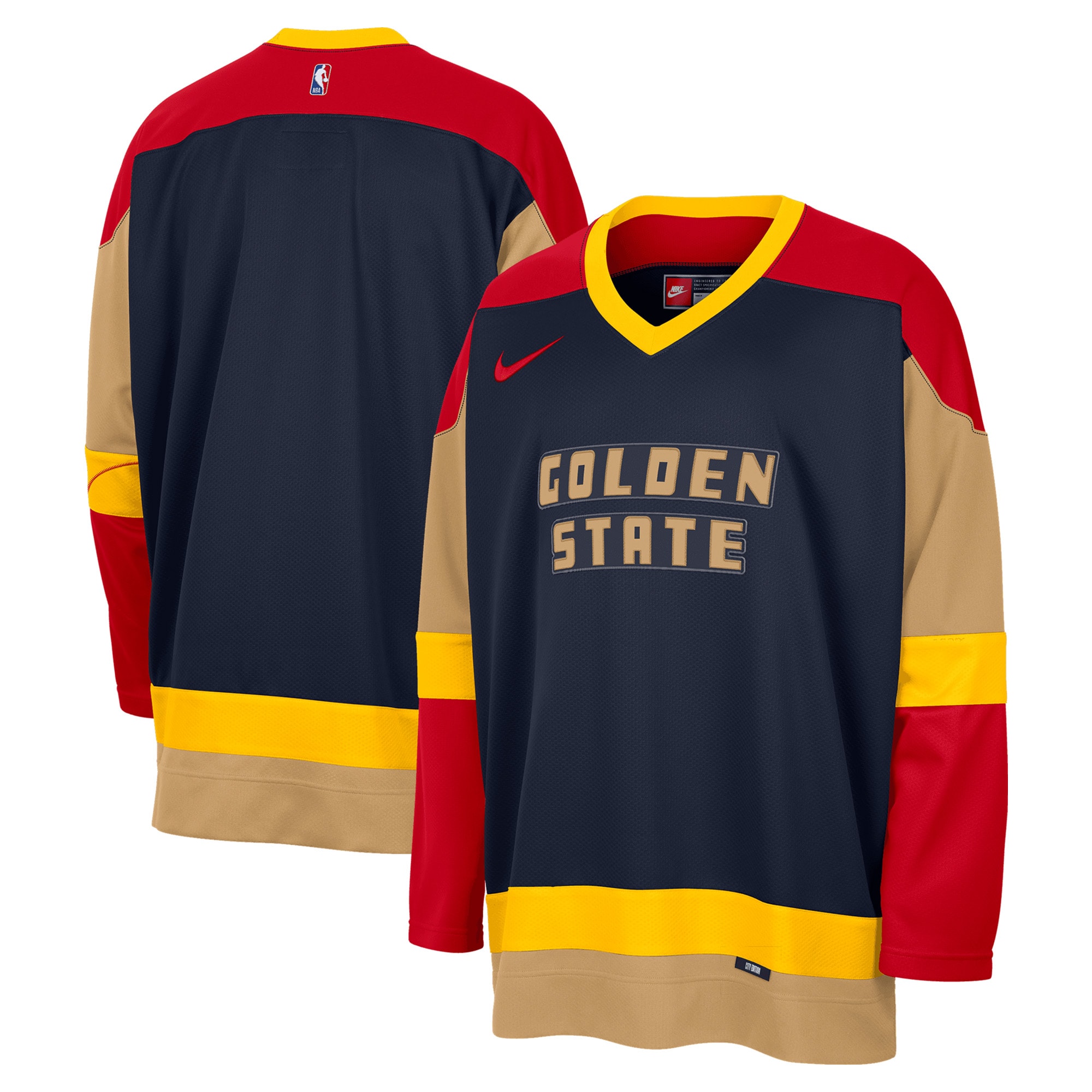 Golden State Warriors City Edition Hockey Jersey - Mens