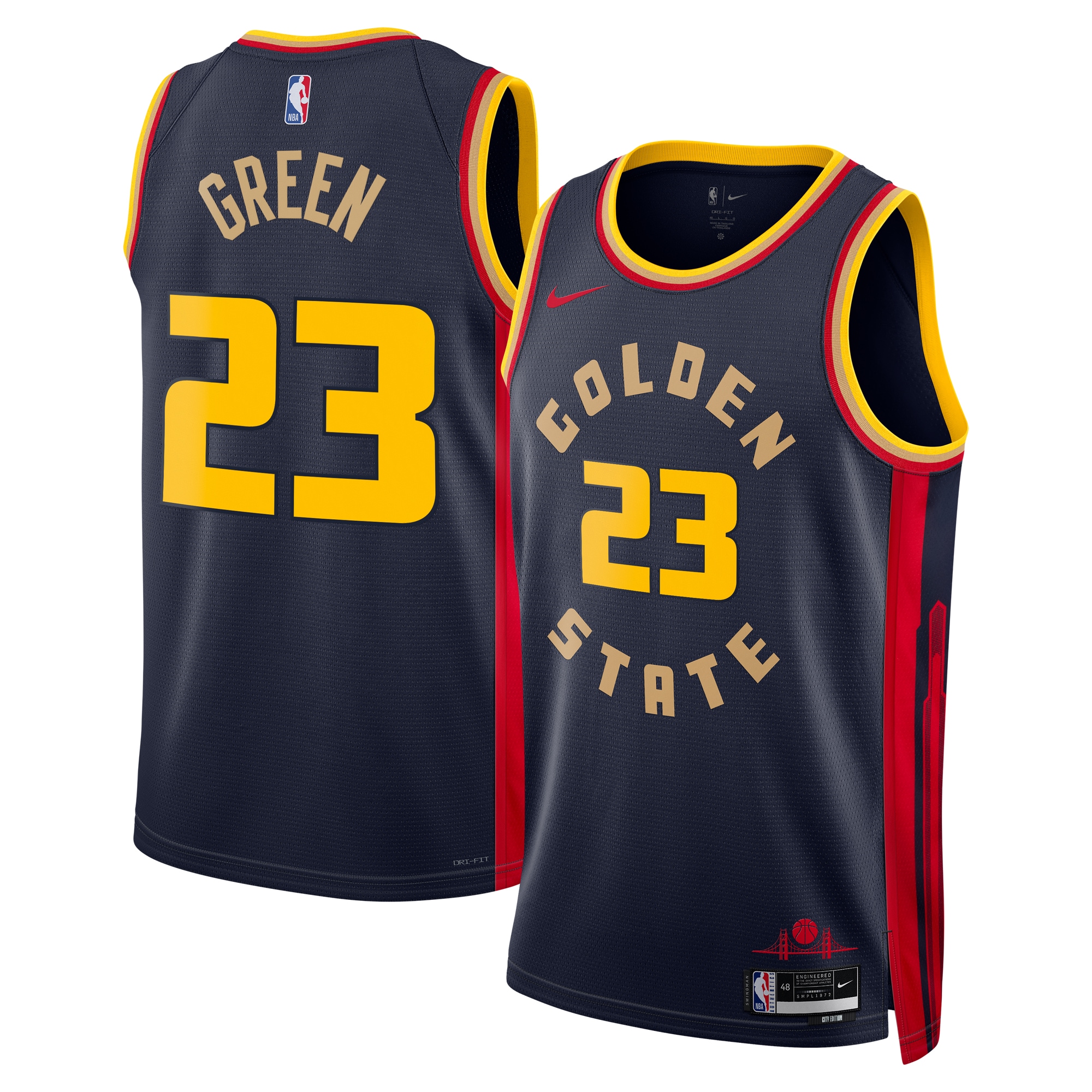 Golden State Warriors City Edition Swingman Jersey 2024 - Navy - Draymond Green - Unisex