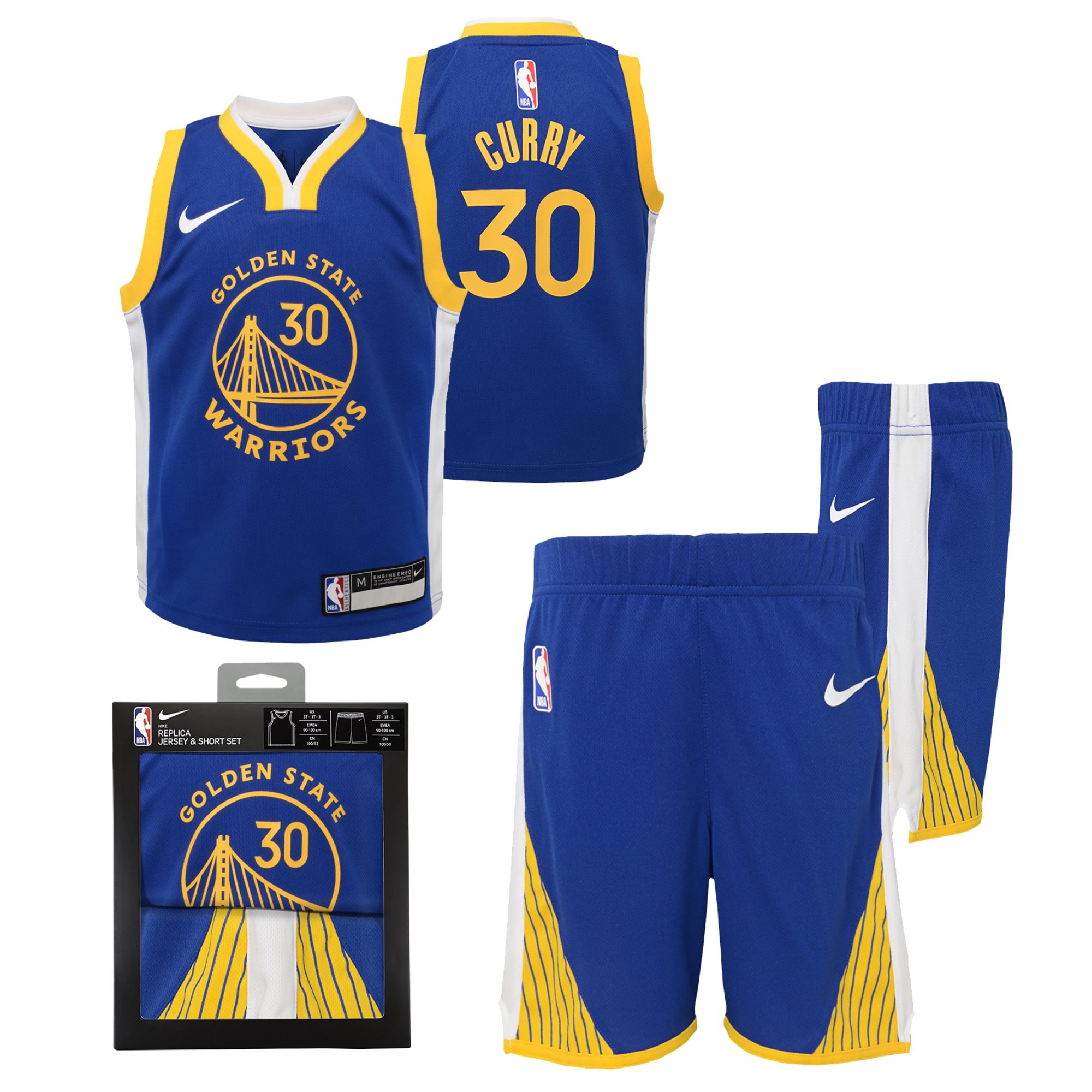 Golden State Warriors Icon Jersey Box Set - Stephen Curry - Toddler