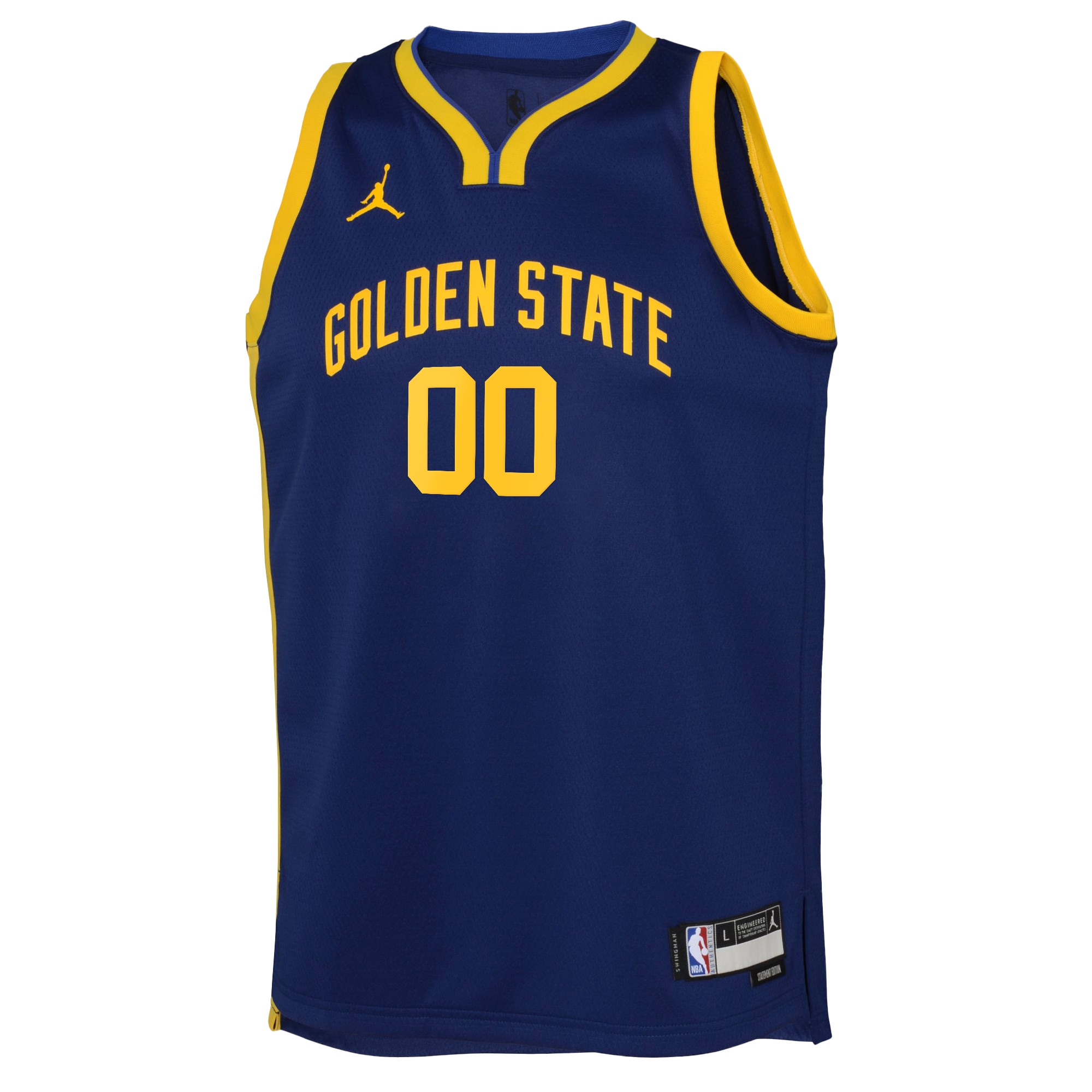 Golden State Warriors Jordan Statement Edition Swingman Jersey 22 - Blue - Jonathan Kuminga - Youth